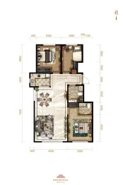 大庆院子3室2厅1厨2卫建面115.0㎡