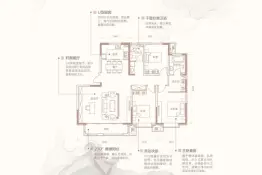 和泓·葛沽湾·首府3室2厅1厨2卫建面140.00㎡