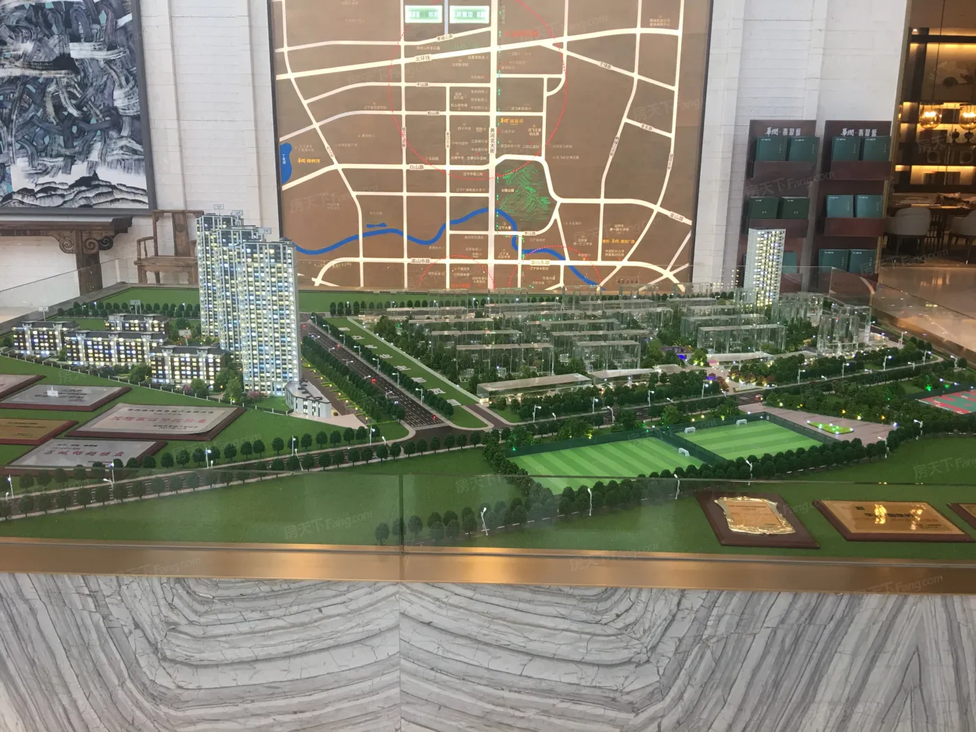 华润置地翡翠城·熙府项目沙盘实景图-沈阳房天下