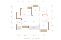 T6-1建面约111.27平