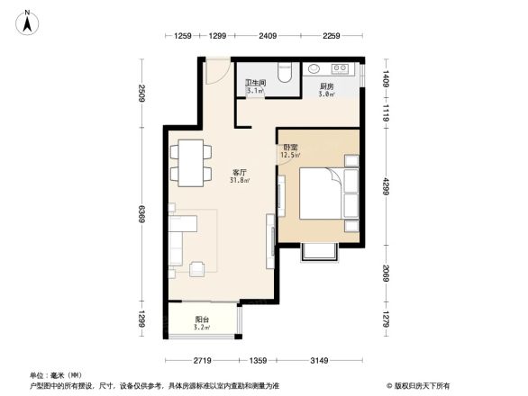 日光清城户型图