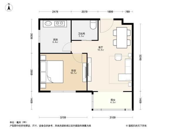 日光清城户型图