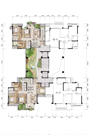 金融街两江融府户型图