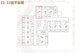 富兴悦府1室1厅1厨1卫建面51.82㎡