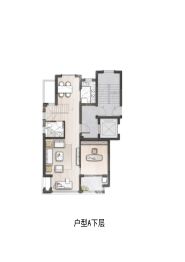 湖山一品4室2厅1厨3卫建面153.0㎡
