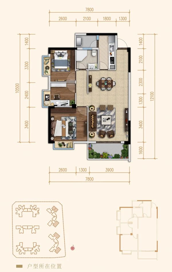 户型图3/3