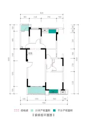 融创国际度假区3室2厅1厨2卫建面104.00㎡