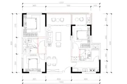 融创国际度假区3室2厅1厨2卫建面115.00㎡