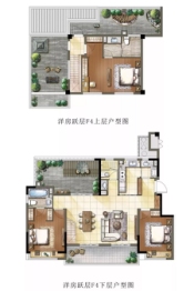 江山大境3室2厅1厨3卫建面140.0㎡