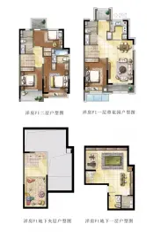 江山大境4室2厅1厨3卫建面187.0㎡