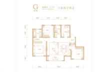 中冶德贤华府高层157㎡G户型