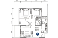 4栋建面86.47平05户型