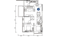 4栋建面86.07平03户型