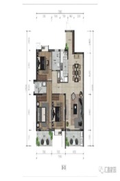 汇鑫家园1室1厅1厨1卫建面110.00㎡