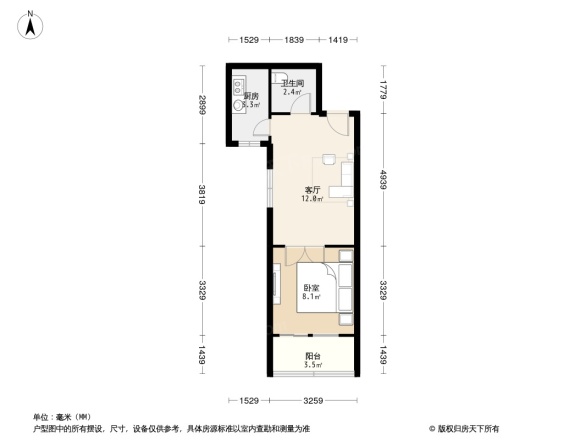 海户西里34号院户型图