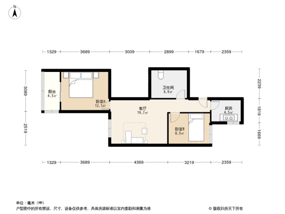 青塔西里6号院户型图