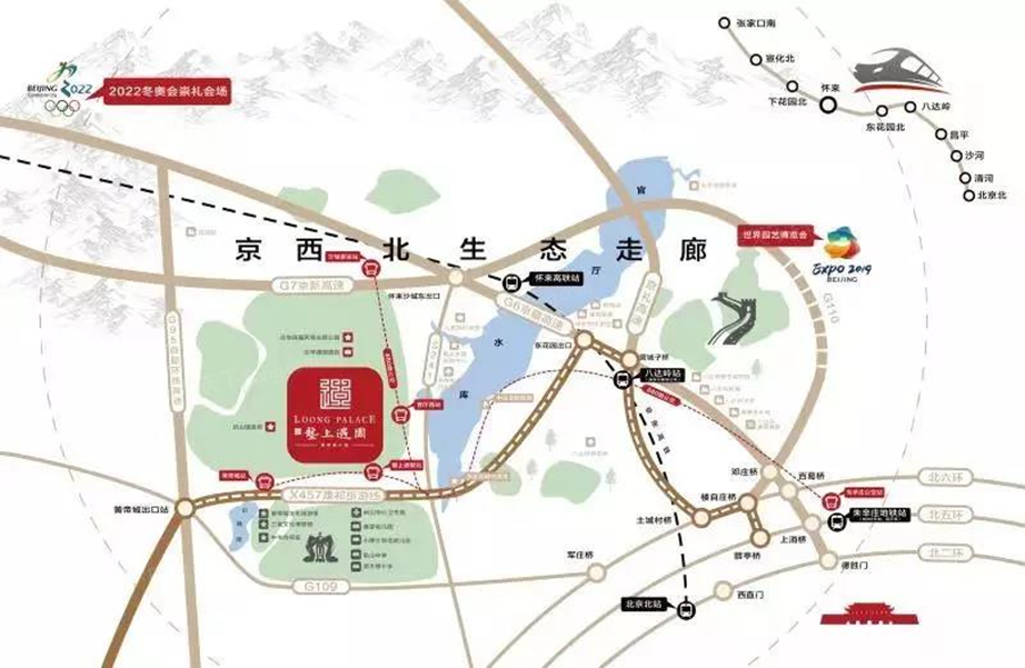 垄上遇园交通图
