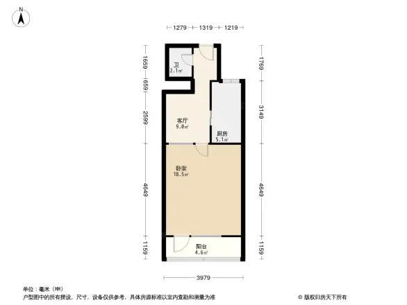 手帕口西一巷户型图