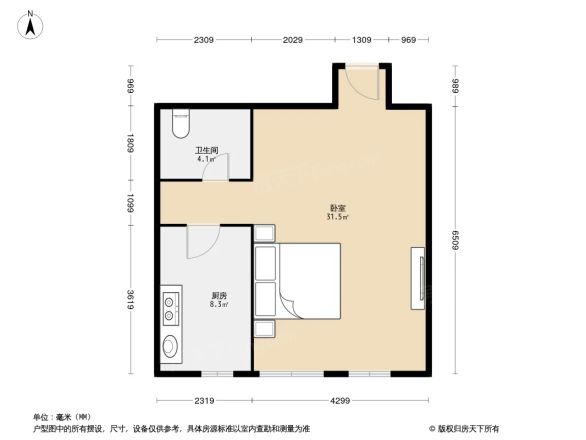 四合上院户型图