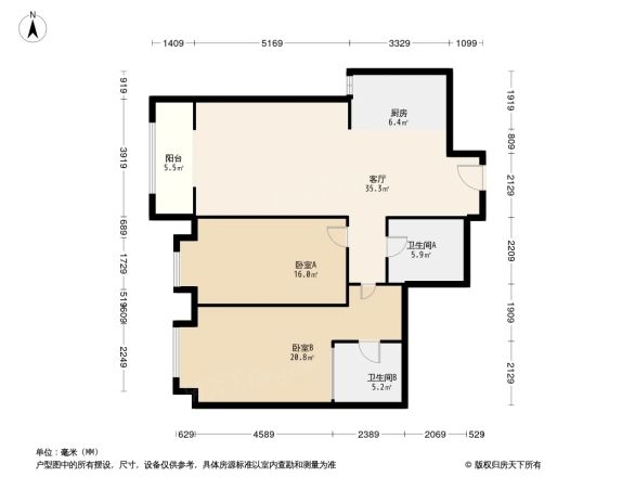 林奥嘉园户型图