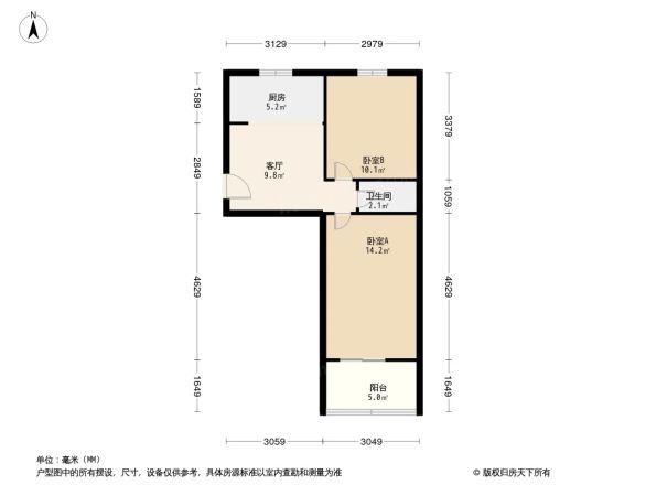青年湖西里户型图