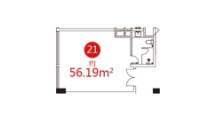 56.19平公寓户型