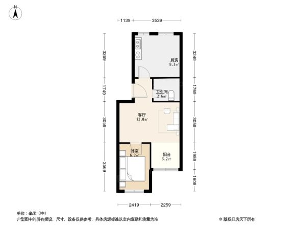 石佛营东里105号院户型图