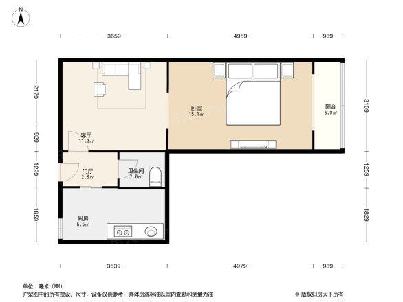 垂杨柳北里户型图