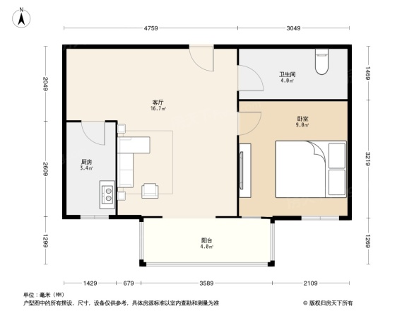 京汉旭城户型图