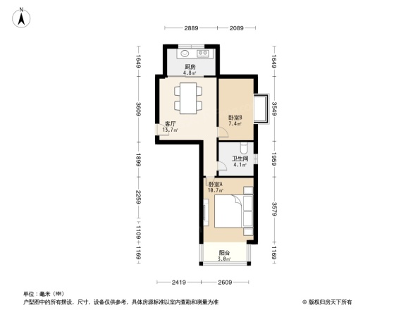 京汉旭城户型图
