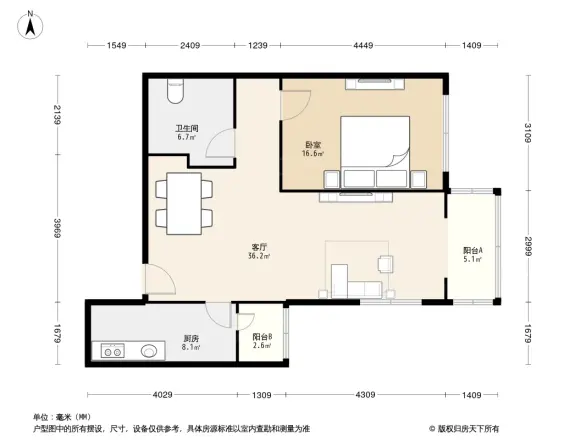 红莲晴园户型图