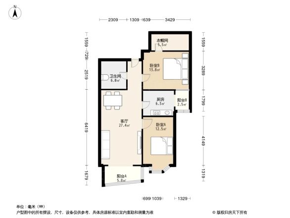 景泰嘉园户型图