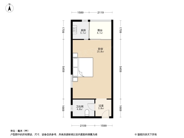 文慧园56号公寓户型图