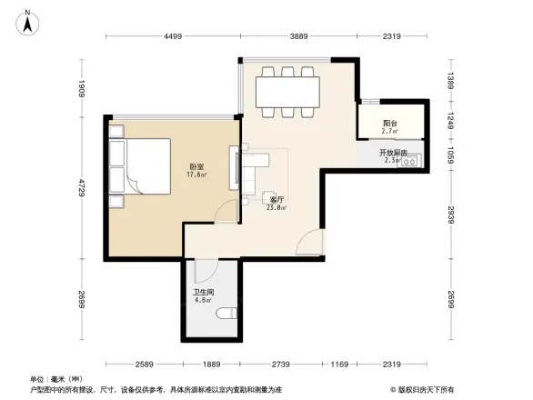 昆泰国际公寓户型图