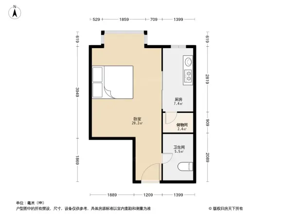 新新天第户型图