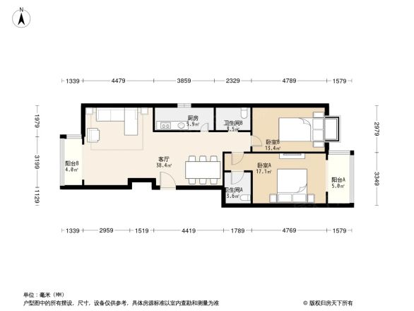 天创公馆户型图