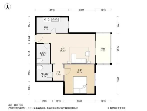红莲晴园户型图