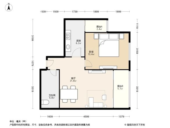 汇达公寓户型图