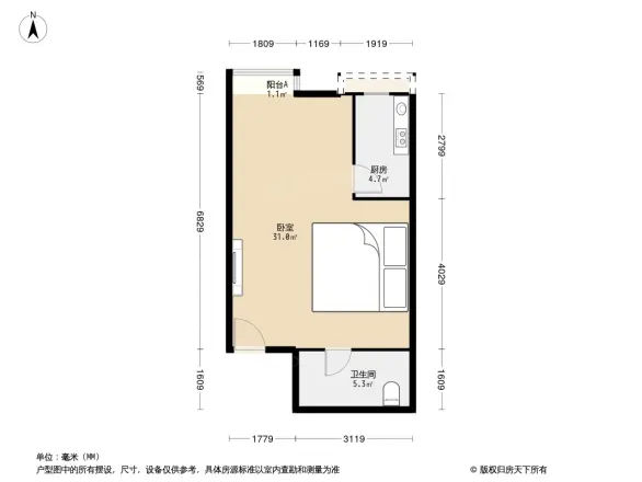 西成忆树户型图