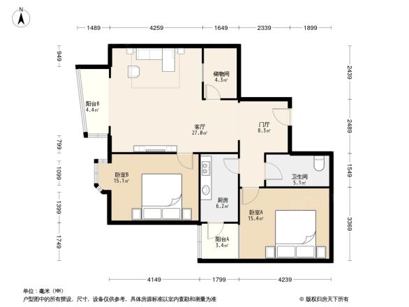 景泰嘉园户型图