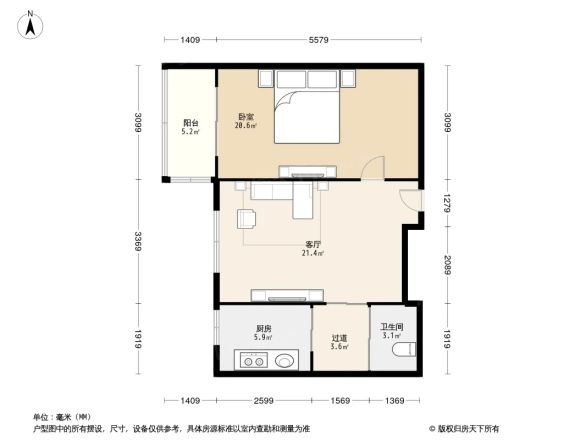 新月家园户型图