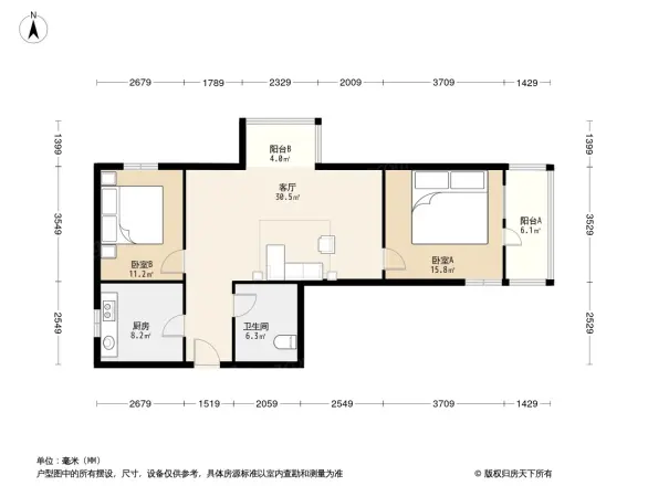 和枫雅居户型图