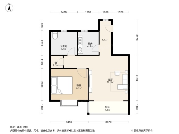京汉旭城户型图