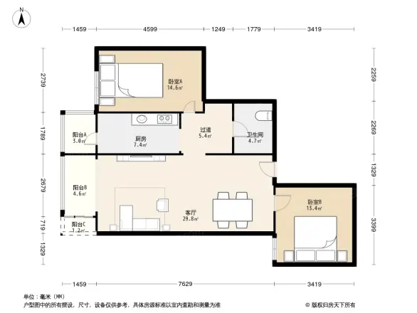 和枫雅居户型图
