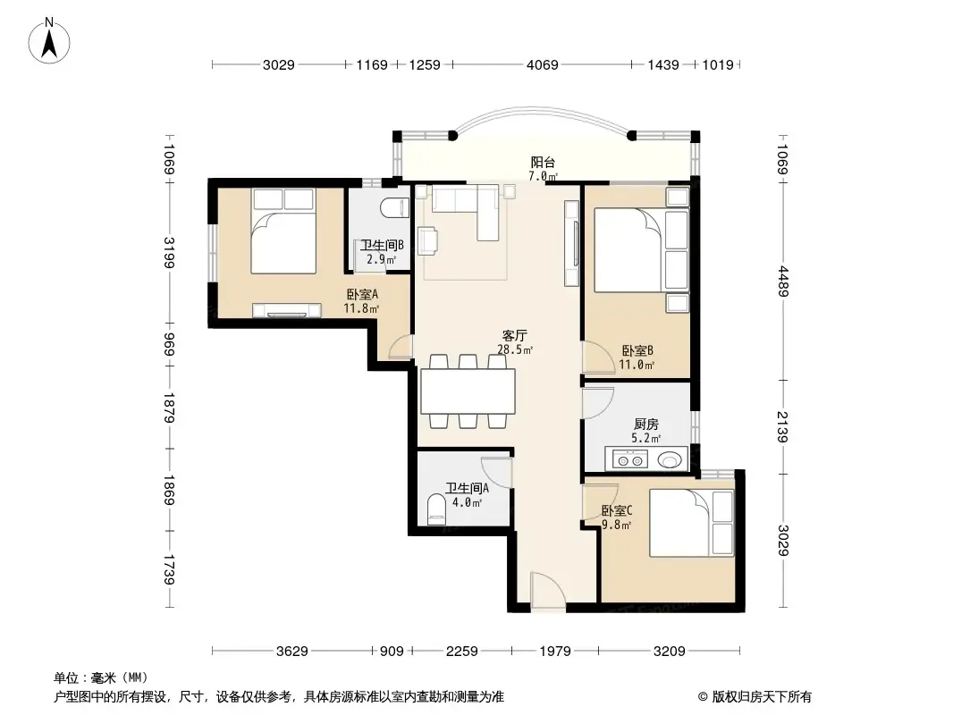 紫东苑户型图