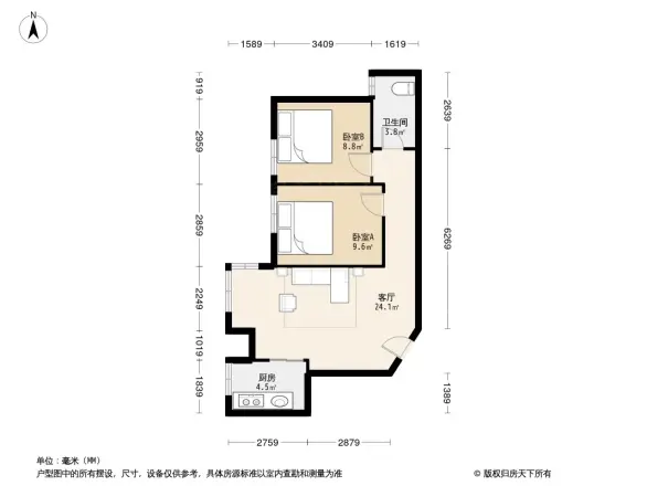名都园公寓户型图
