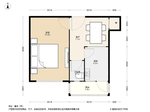 厂洼小区户型图