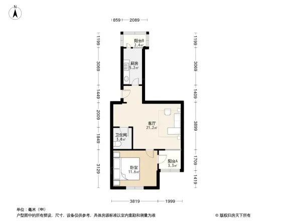 胜古北里户型图