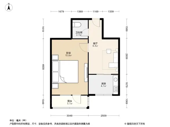 西罗园南里户型图