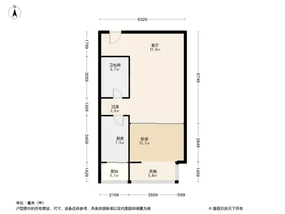 天鸿美域户型图